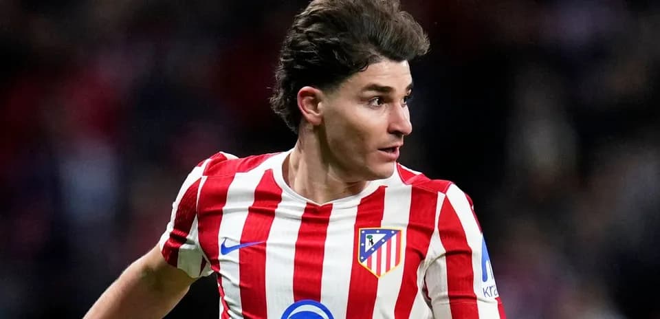 Atletico Madrid player during a match action