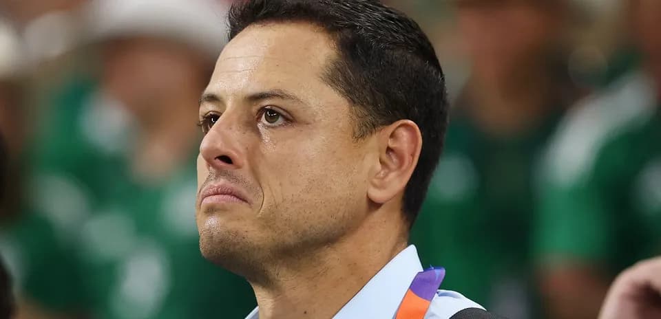 Man with tearful expression during event