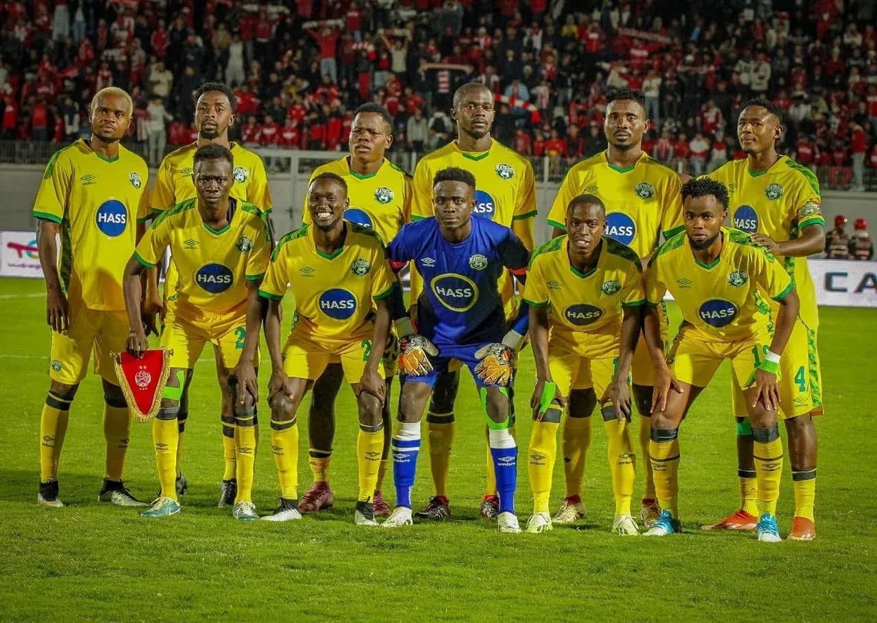 Nairobi United team lineup before the match