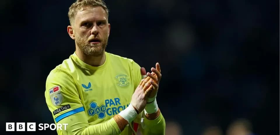 Goalkeeper clapping after the match