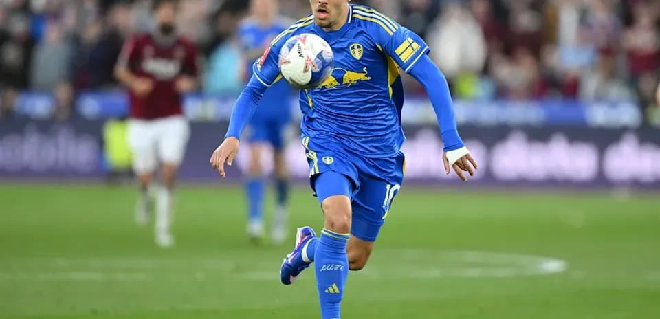Player dribbling the ball during a match