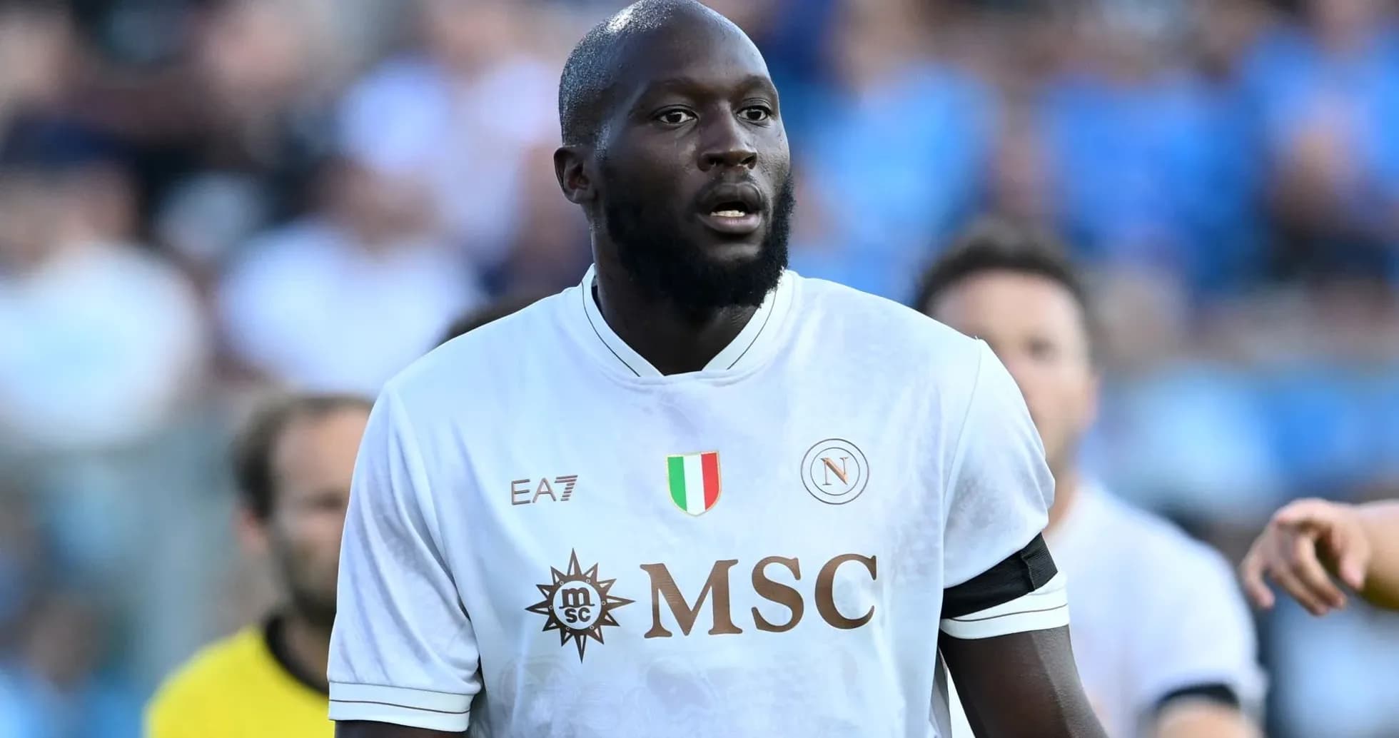 Player in Napoli jersey during a match
