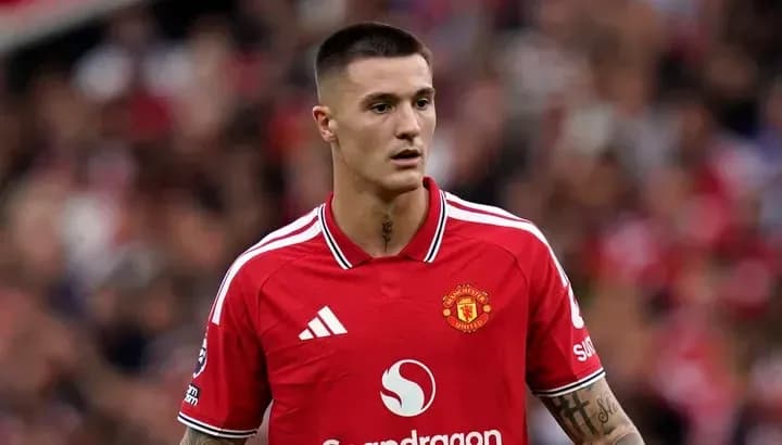 Player in Manchester United jersey on the field