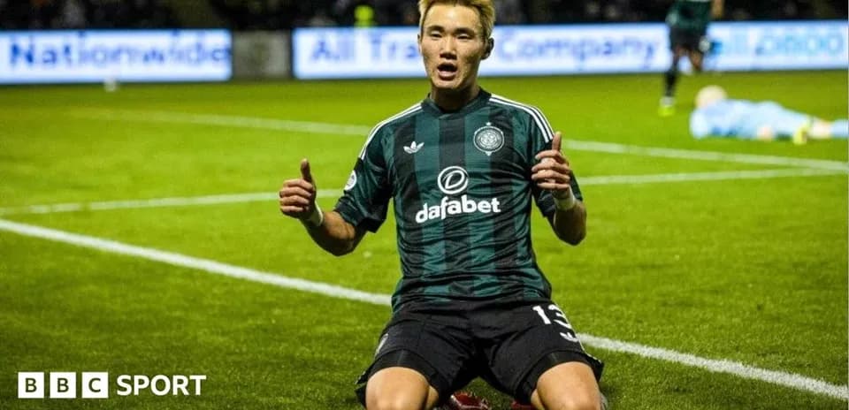 Player celebrating after scoring a goal
