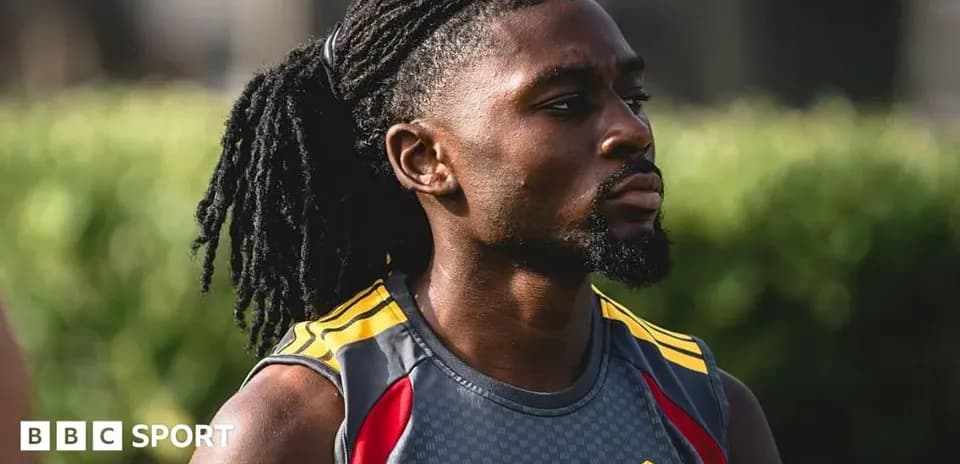 Player in training kit during outdoor session