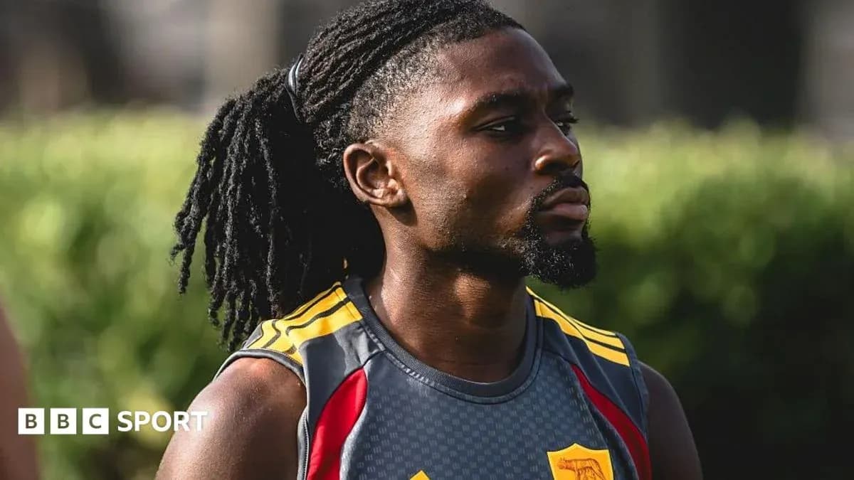Player in training kit during outdoor session