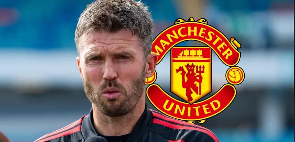 Coach speaking during Manchester United press conference