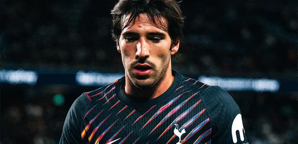 Player in Tottenham kit during match