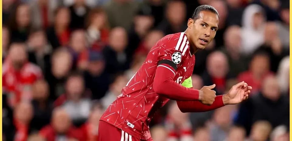 Player gesturing during a Champions League match