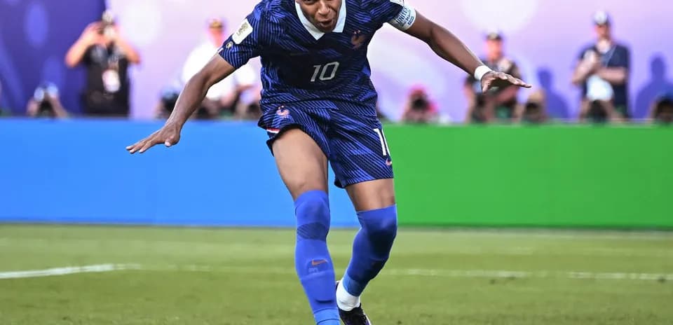 Player celebrating during World Cup match
