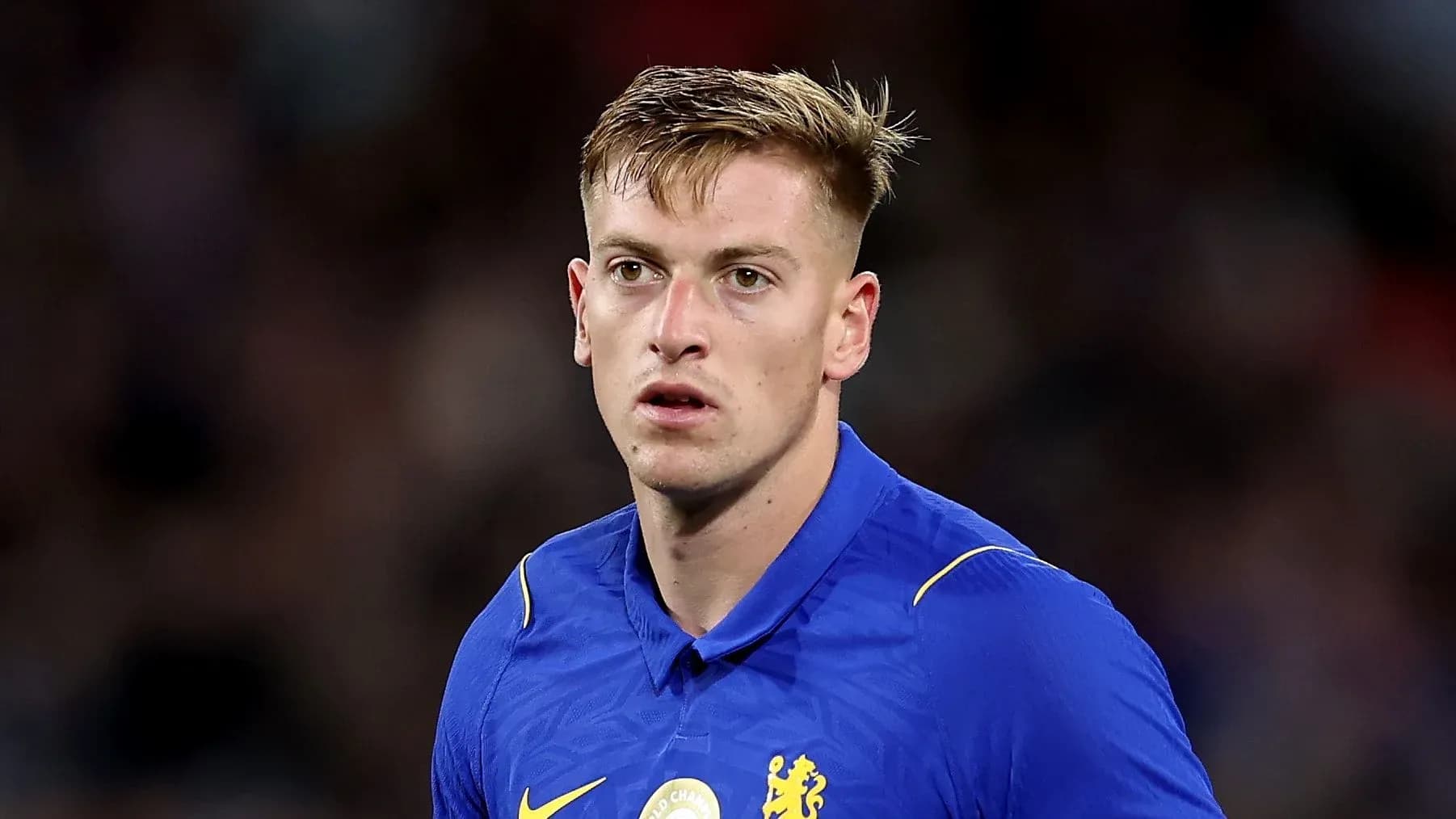 Player in blue jersey during match close-up