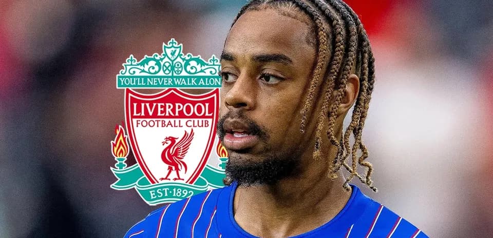 Player wearing Liverpool FC jersey with logo