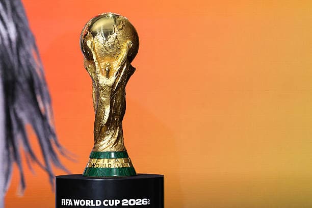 FIFA World Cup 2026 trophy on display