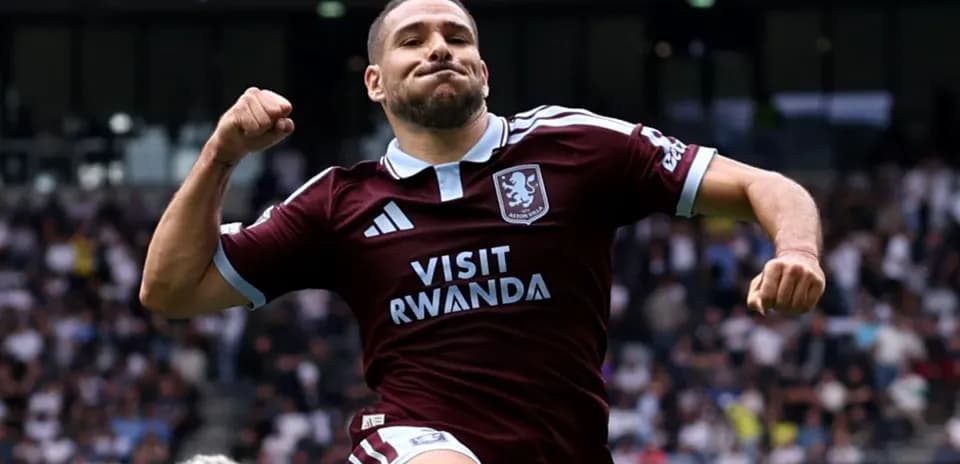 Player celebrating after scoring a goal