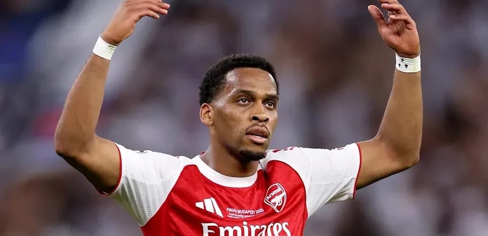 Player from Arsenal gesturing during a match