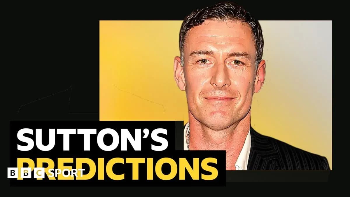Person presenting football predictions for BBC Sport