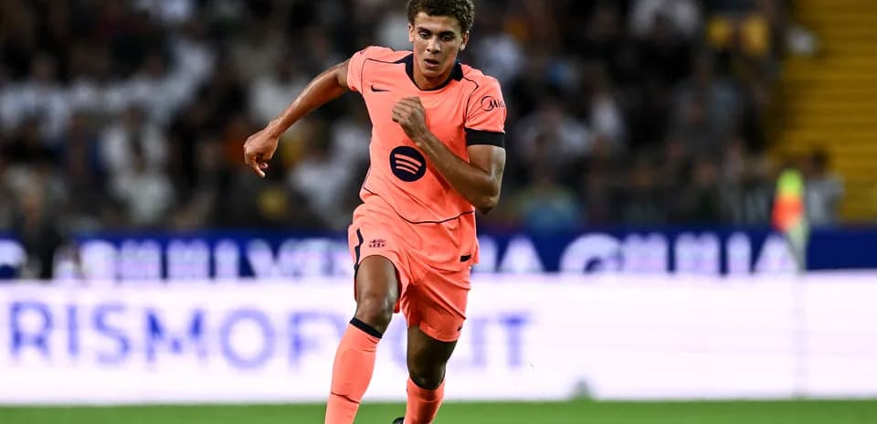 Player running with ball during match