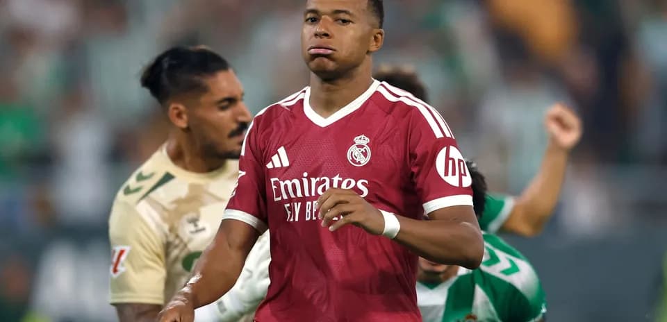 Real Madrid player in action during match