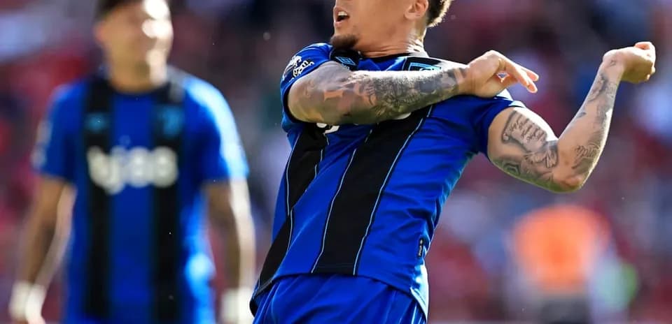 Player celebrating during Nottingham Forest vs Bournemouth