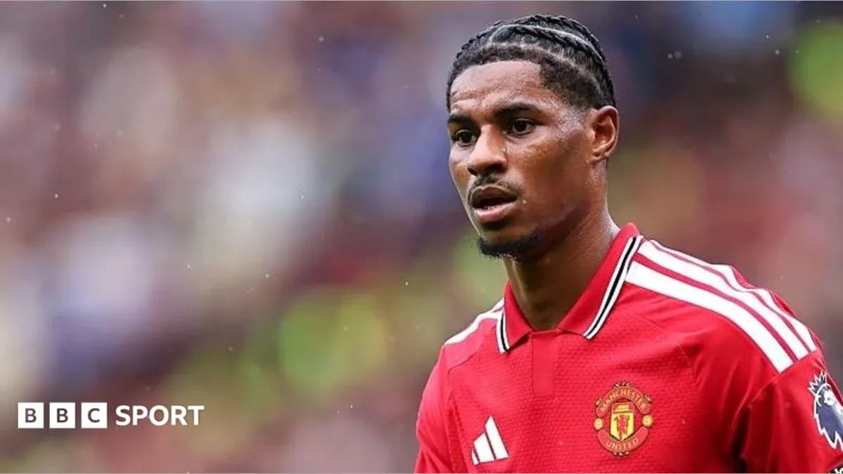 Manchester United player on the pitch during match