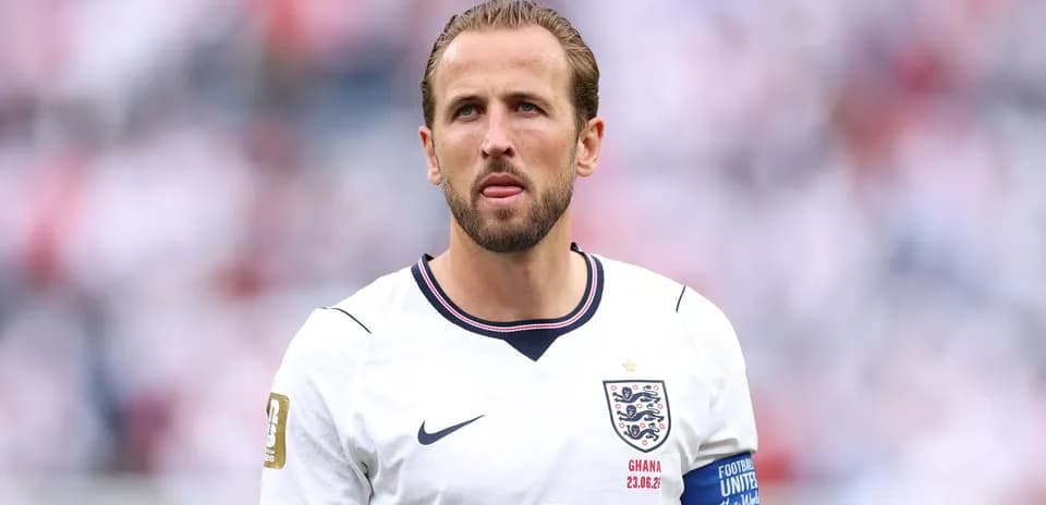 Player wearing England jersey during a match