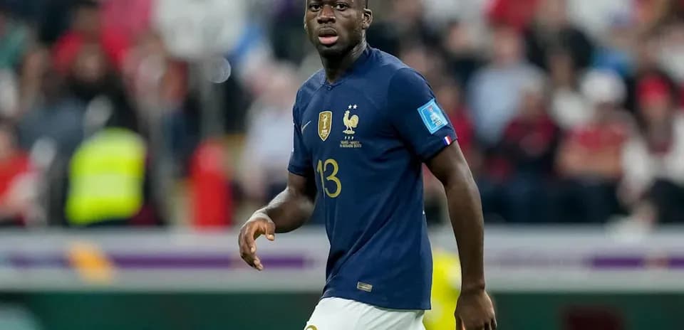 Player wearing France jersey during match