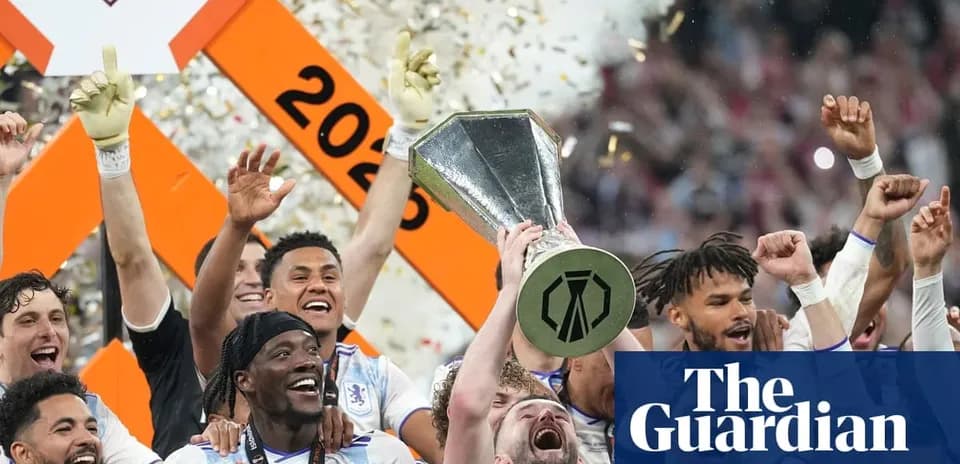 Team celebrating victory with trophy and confetti