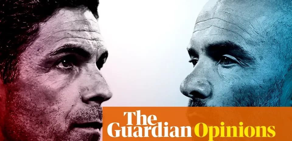 Side profiles of two football managers facing each other