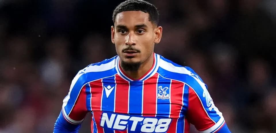 Player in Crystal Palace jersey during match