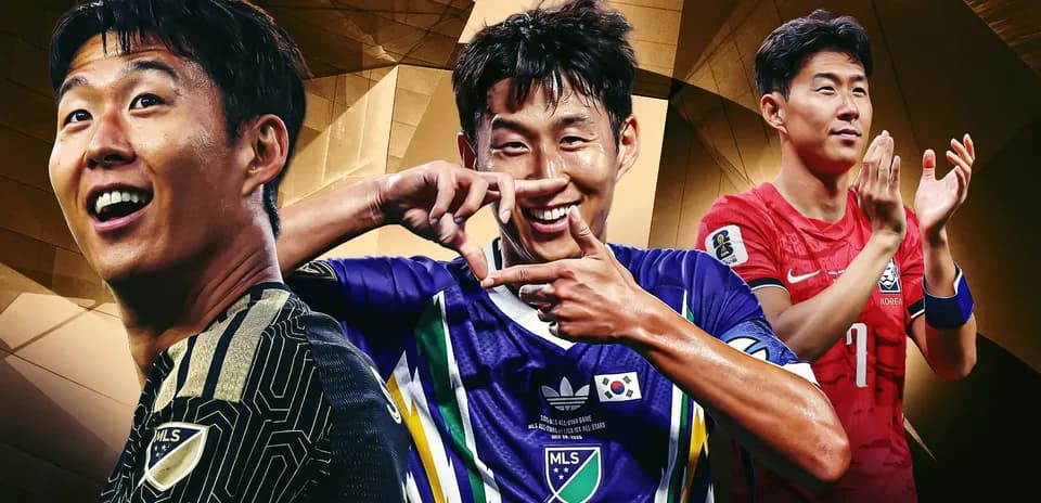 Three South Korean football players in different jerseys