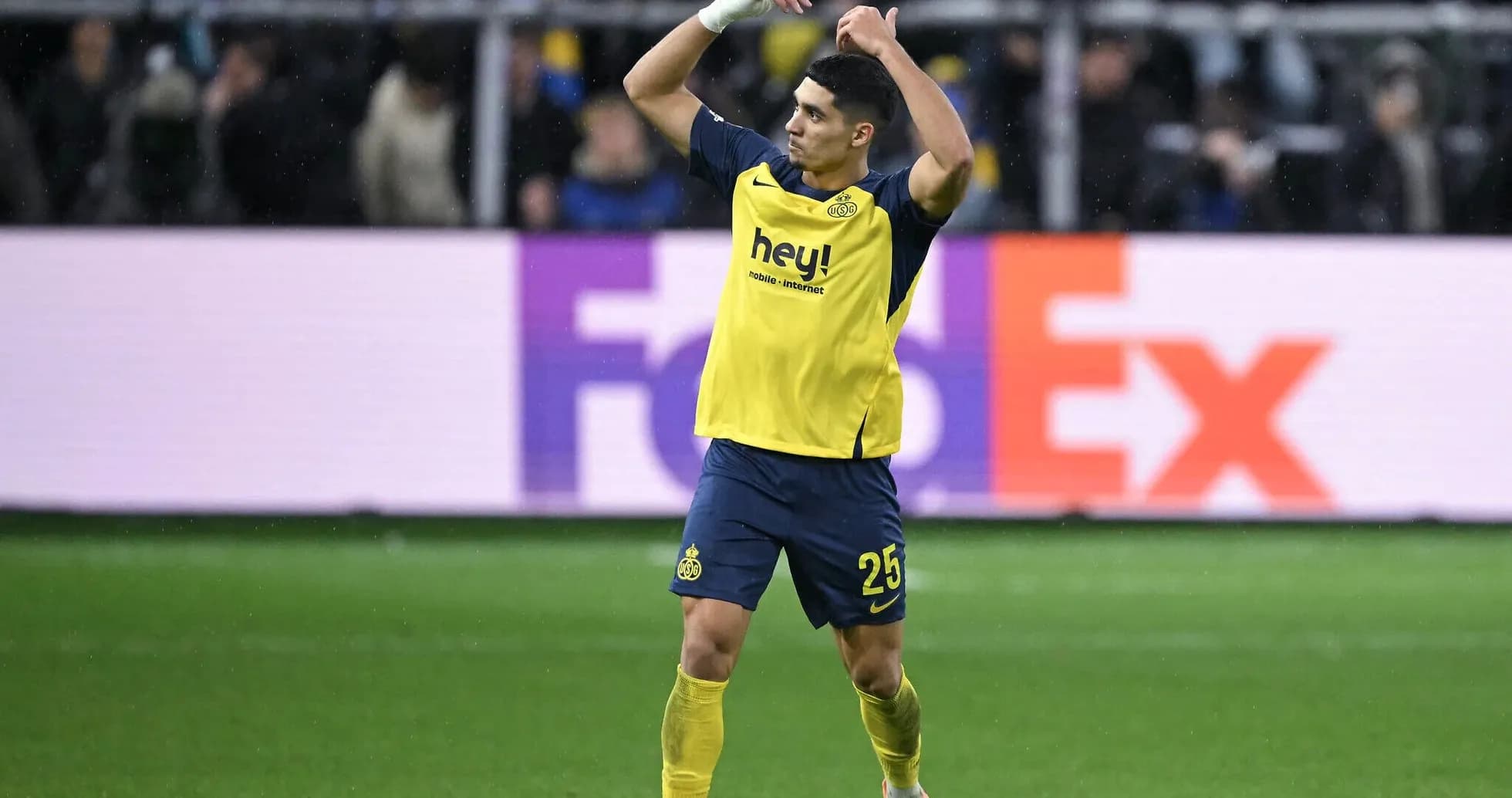 Player celebrating after scoring during a match