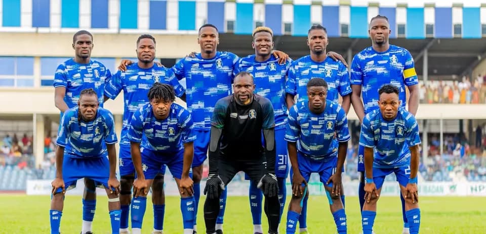 UDIB team lineup before CAF Confederation Cup match