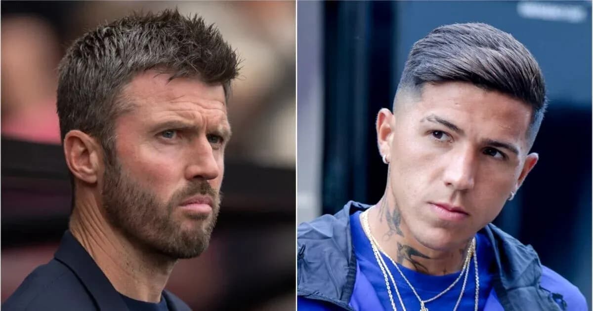 Two men with short hairstyles looking serious