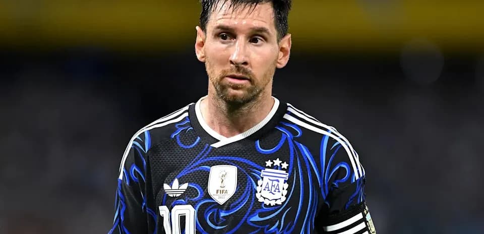 Player wearing Argentina jersey during a match