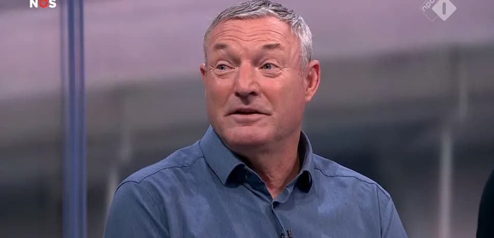 Man speaking during a sports discussion segment