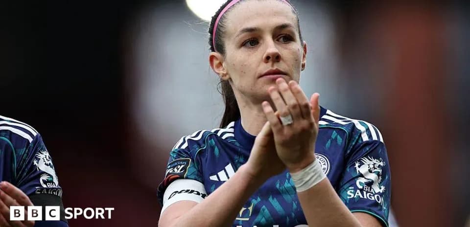 Player applauding fans after match