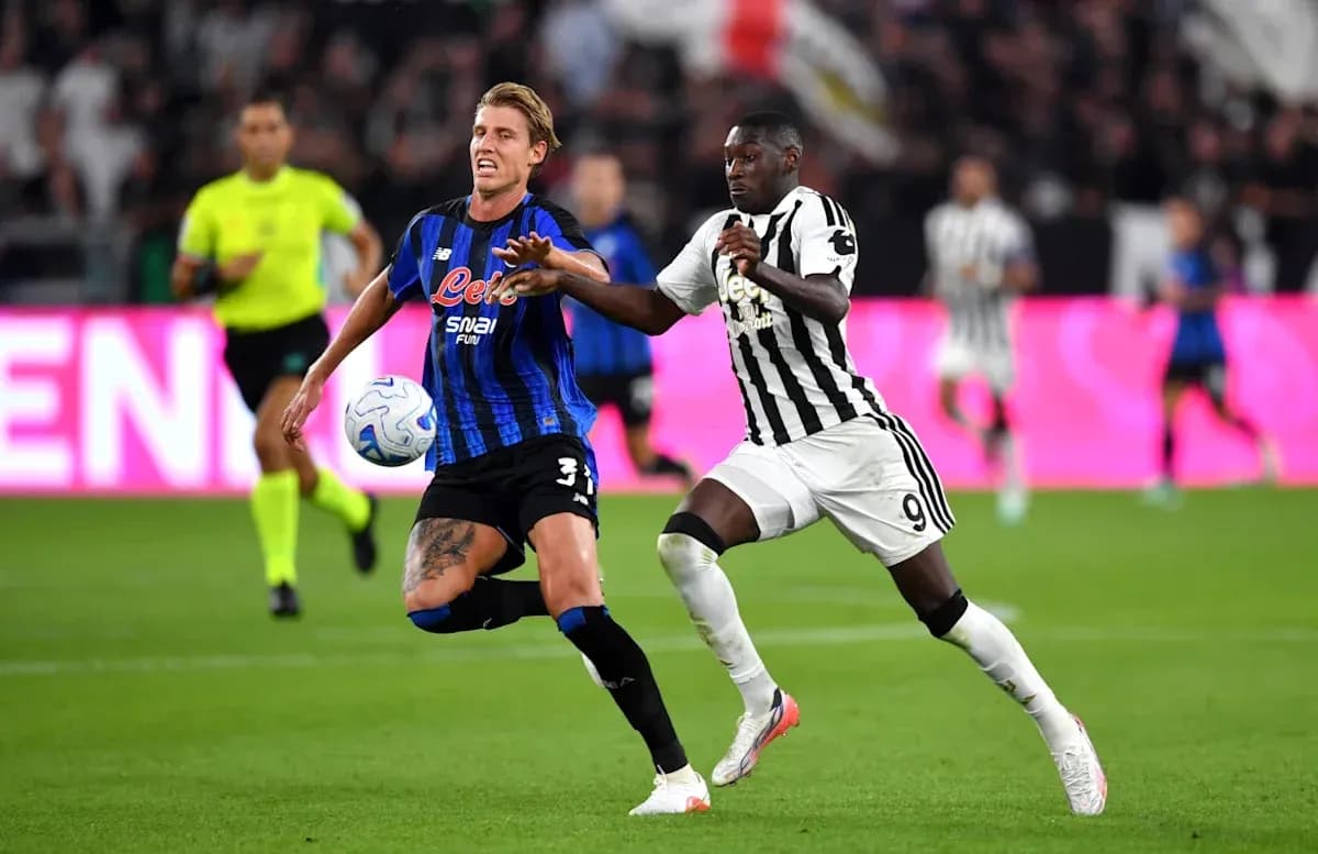 Player attempting to gain possession during match