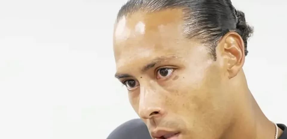Player speaking during a press interview