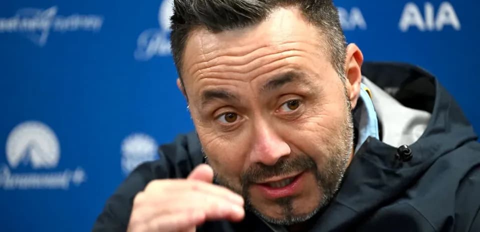Manager speaking during a press conference