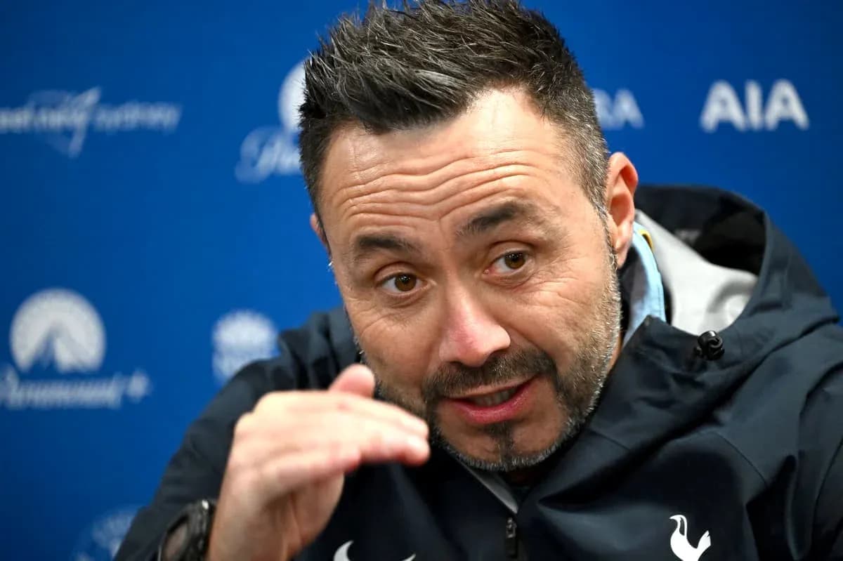Manager speaking during a press conference