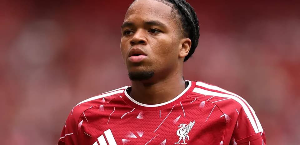Player in Liverpool jersey during warm-up