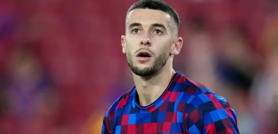 Player in Barcelona jersey during match
