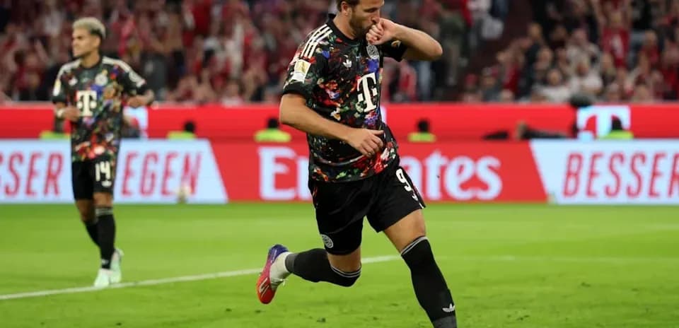 Player celebrating a goal during a match