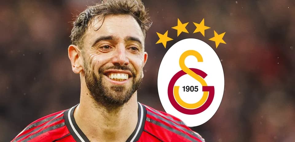 Bruno Fernandes smiling in Manchester United kit