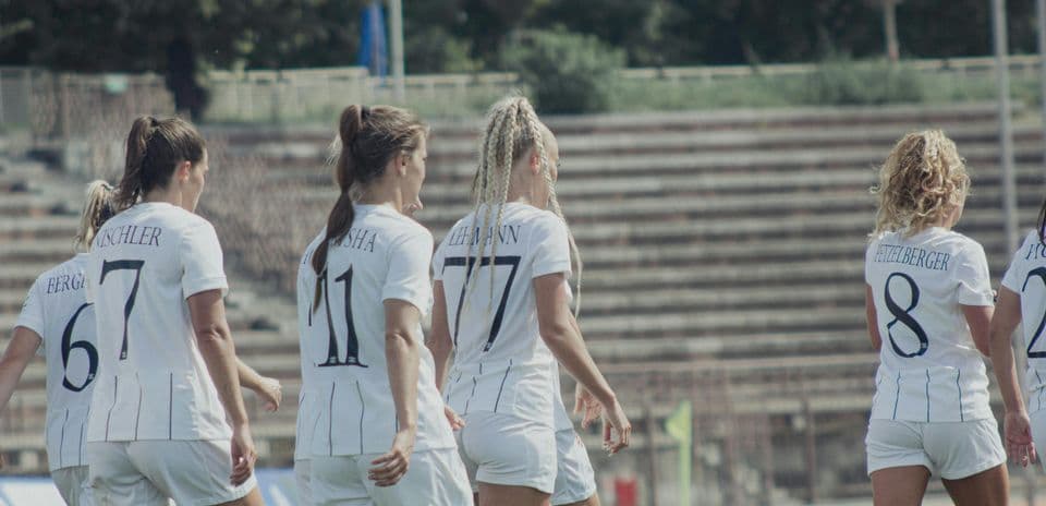 Players walking together before a match