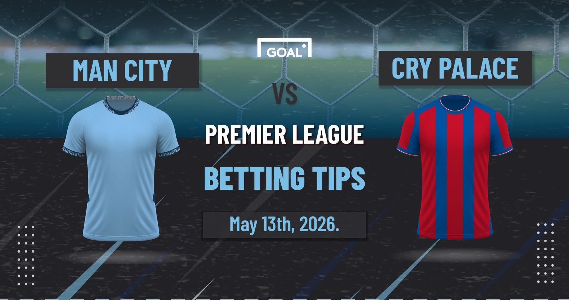 Man City vs Crystal Palace betting tips graphic
