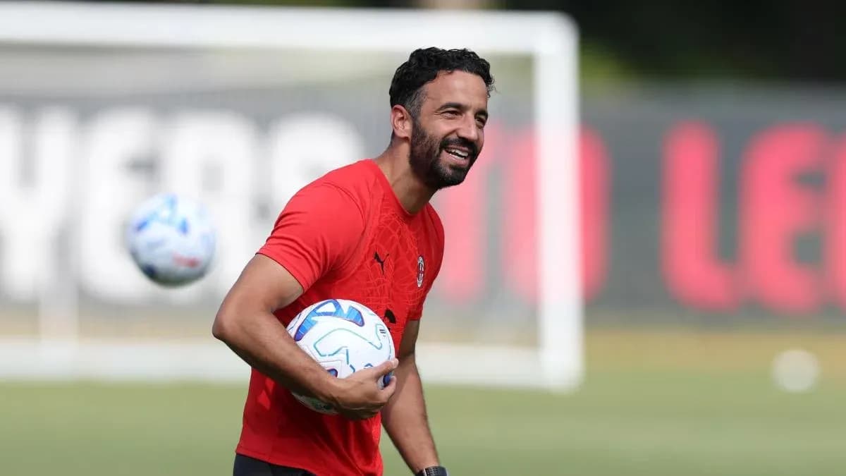 Player holding a ball during training session