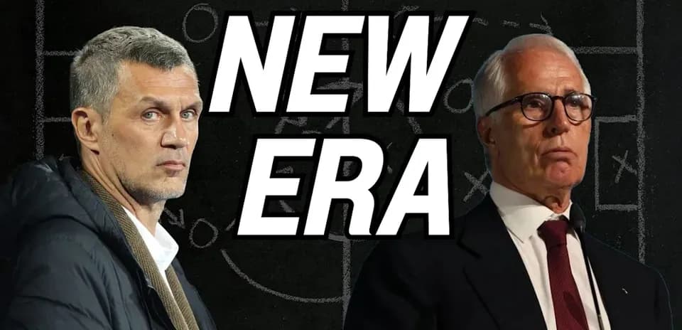 Two sports executives with 'NEW ERA' text overlay
