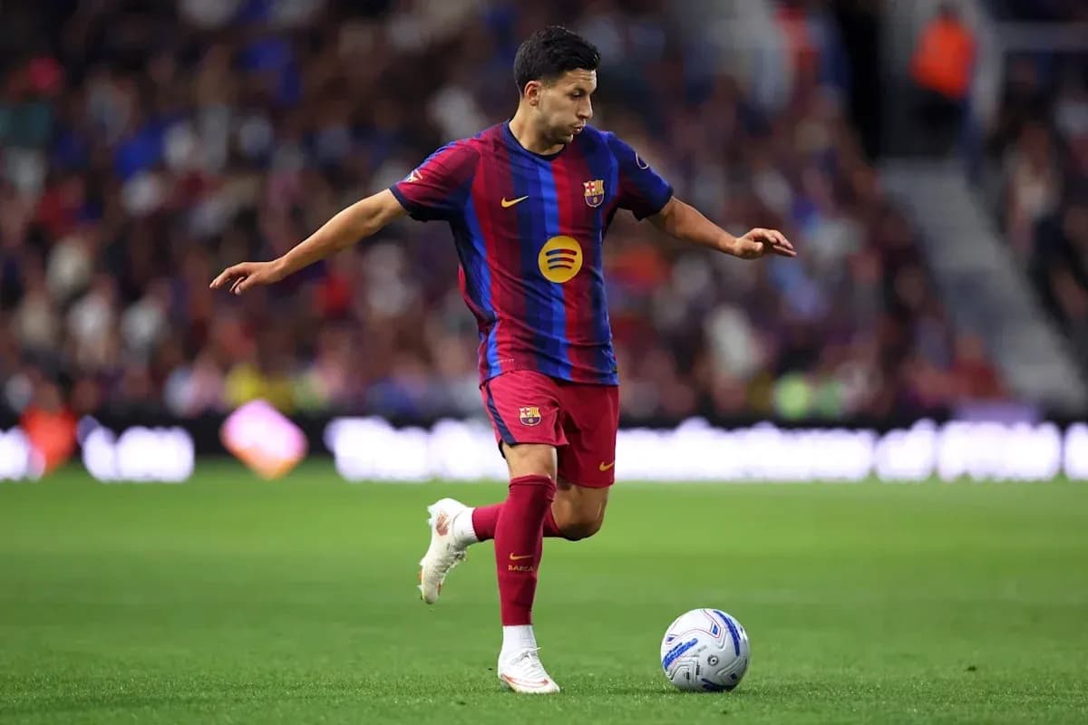 Player kicking the ball during a match