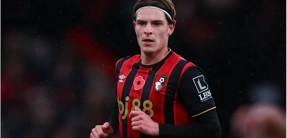AFC Bournemouth player running on the field